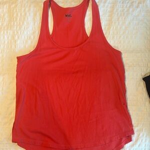 Madewell Red Orange Tank